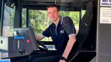 25-year-old Adam Stevens from Menai has been charged after allegedly letting a teenager steer a NSW bus.