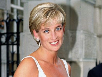 Princess Diana at a gala in London