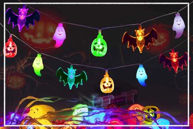 9PR: Halloween string lights.
