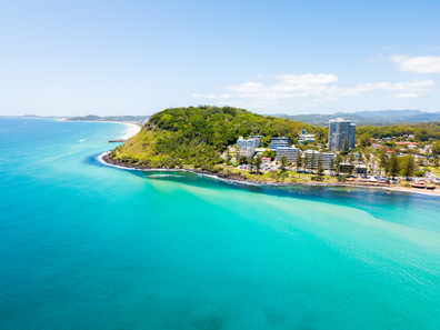 Idyllic Burleigh Heads on the Gold Coast.