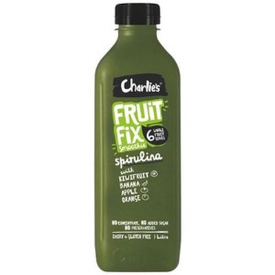 <strong>300ml Charlie's
Honest Spirulina Smoothie (46.8 grams of sugar)</strong>