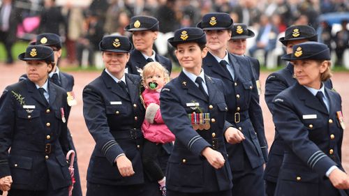Servicewomen are set to march at the head of this year's Sydney Anzac Day parade as part of a shakeup by the RSL. (AAP)