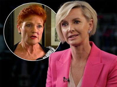 Deb Knight and Pauline Hanson