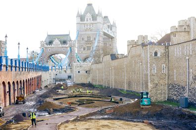 Superbloom being created at Tower of London