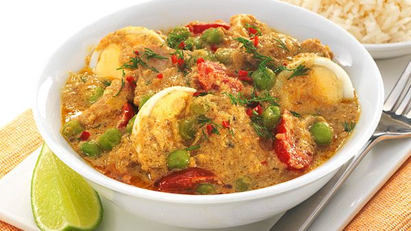 Chicken and egg korma