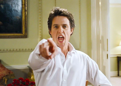 Hugh Grant's Love Actually Prime Minister dance scene.