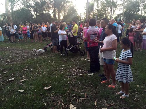 People travelled from across Brisbane to pay their respect. (AAP)