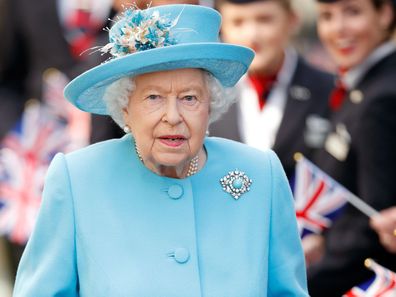 Queen Elizabeth visits British Airways