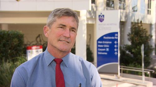 Professor Michael Wilson cut down Mr Love's recovery time by thinking outside the box. Picture: 9NEWS