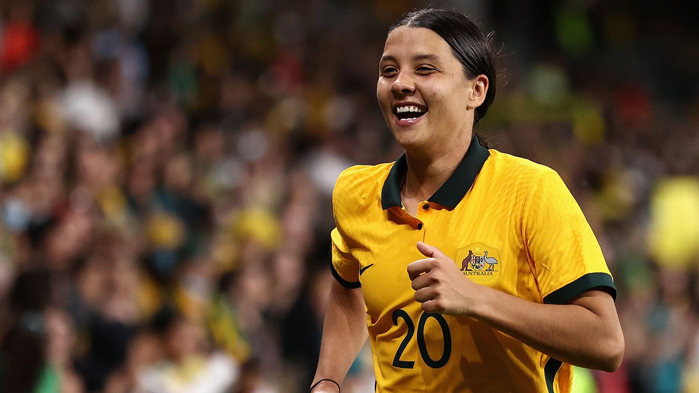 Sam Kerr of the Matildas