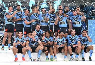Which award is given to the Blues' State of Origin player of the series?