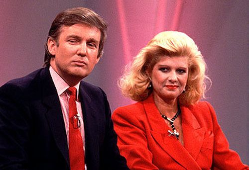 Donald and Ivana Trump on The Oprah Winfrey Show in 1988 (Getty)