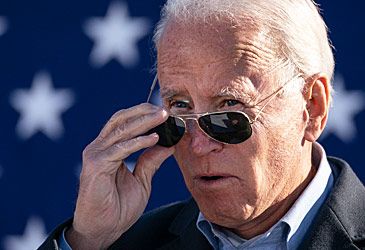 In what year was Joe Biden first elected president of the US?