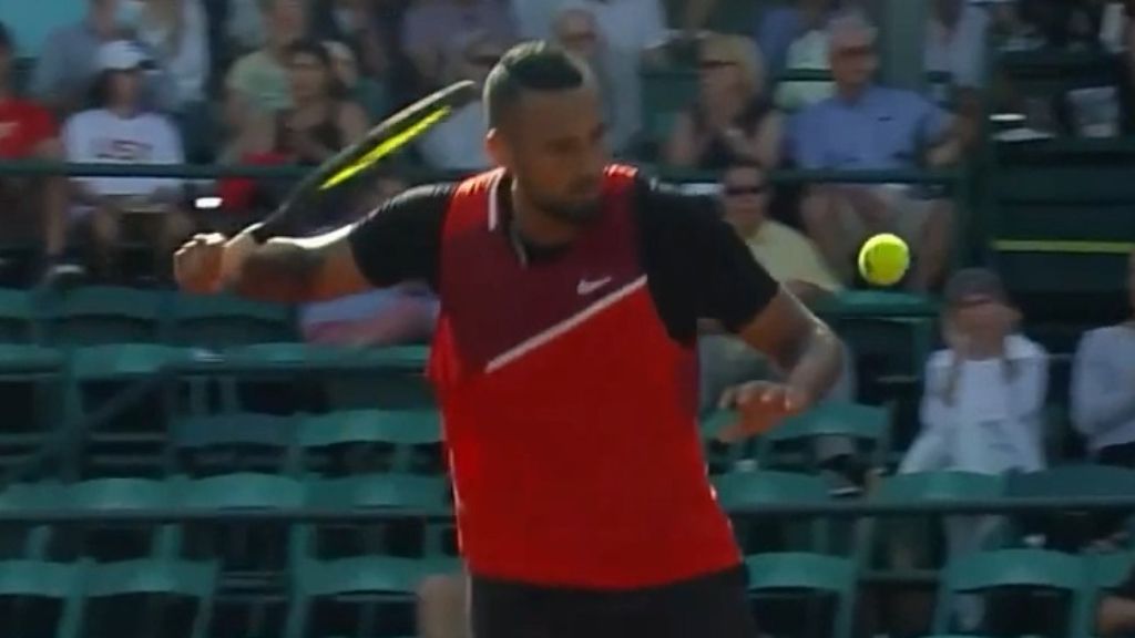 Kyrgios through to Houston semi-finals after opponent withdraws