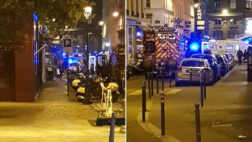 A knife-wielding assailant has killed one person and injured four in the centre of Paris before being killed by police. (Picture: CrowdSpark)