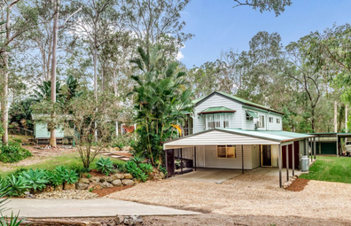 Colonial-style home in Australia for sale.