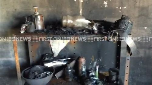 Police investigate fire at Botany (9News)