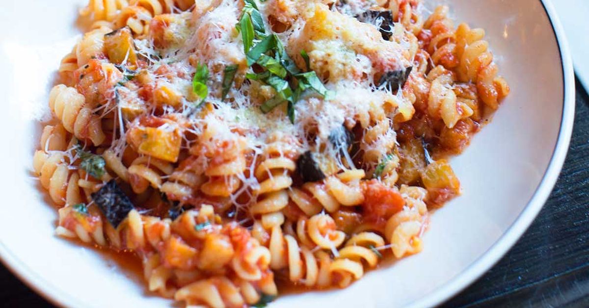 Fusilli Alla Norma With Eggplant And Ricotta Salata 9kitchen