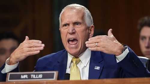 A furious Thom Tillis demanded Kristi Noem's resignation.