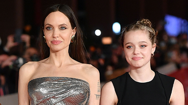 Angelina Jolie&#x27;s teen daughters Zahara and Shiloh join her on red carpet in Rome.