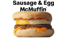 McDonald's Sausage & Egg McMuffin