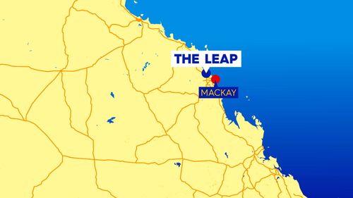 The children were taken from a property at The Leap, north of Mackay around 11.30am yesterday. 