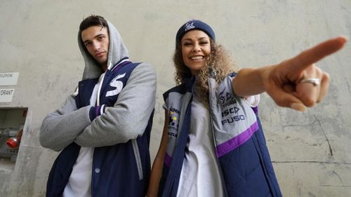 The Melbourne Storm have opted for a male and female dance crew.