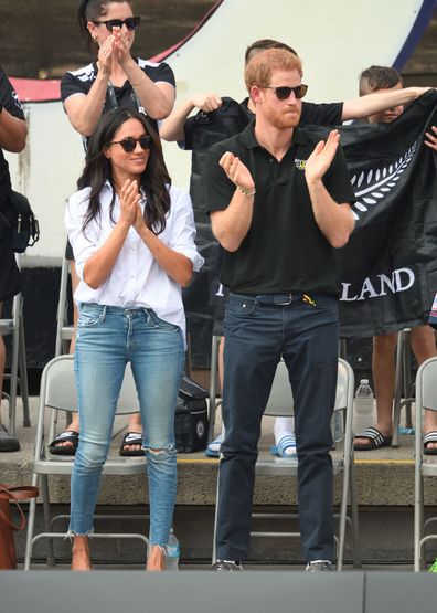 Meghan Markle attends the Wheelchair Tennis on day 3 of the Invictus Games Toronto 2017.