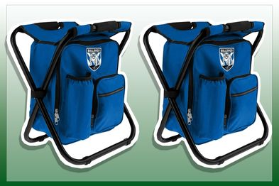 9PR: Canterbury Bulldogs NRL Cooler Bag and Foldable Camping Stool