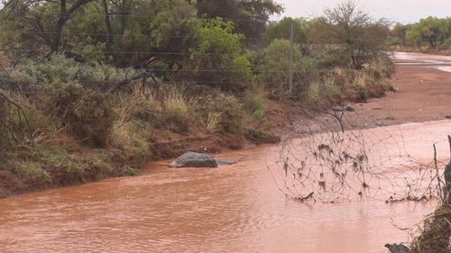 Broken Hill has already seen heavy rain overnight.