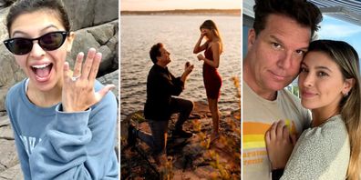 Dane Cook, 50, proposes to Kelsi Taylor, 23, after five years of dating.