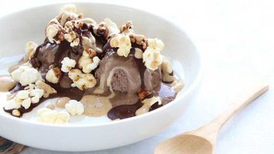 Recipe: <a href="http://kitchen.nine.com.au/2016/08/04/12/27/native-vegan-salty-and-sweet-chocolate-sundae" target="_top">Sally O'Neil's vegan salty and sweet chocolate sundae</a>