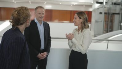 Professor Richard Scolyer, Professor Georgina Long and Ally Langdon.