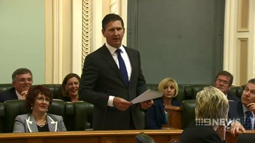 Lawrence Springborg made the explosive allegations today. (9NEWS)