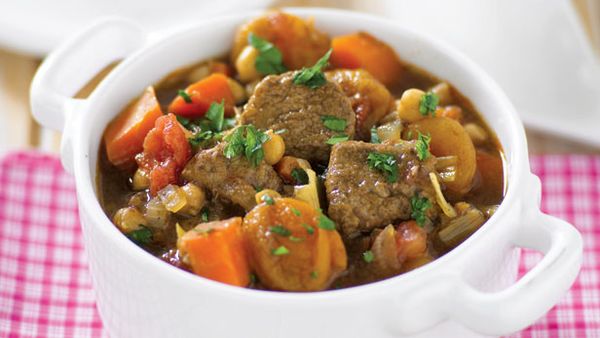 Pork and apricot casserole