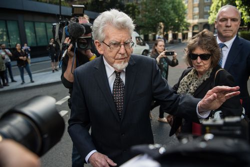 Former television entertainer Rolf Harris leaves Southwark Crown Court on May 22, 2017 in London, England. 