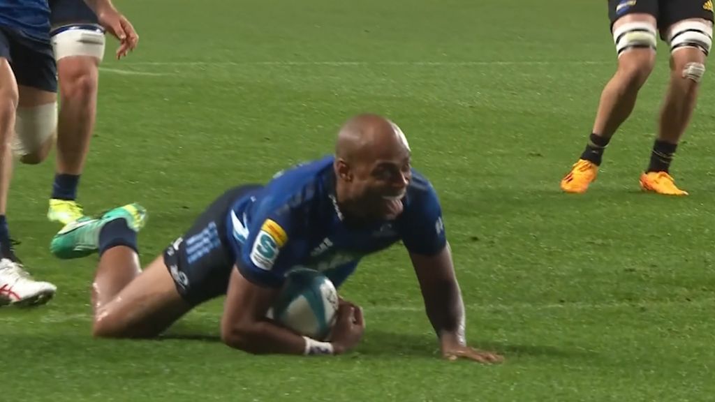 Winger Mark Telea wows with four tries in pivotal Blues win over Hurricanes