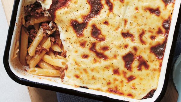 Pastisio Greek pasta bake