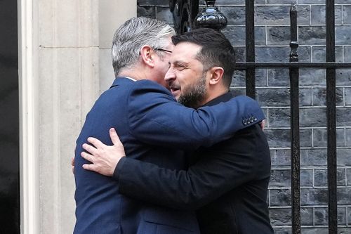 Keir Starmer, Volodymyr Zelenskyy 