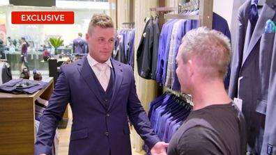 Exclusive: Chris looks for a suit that will impress his bride