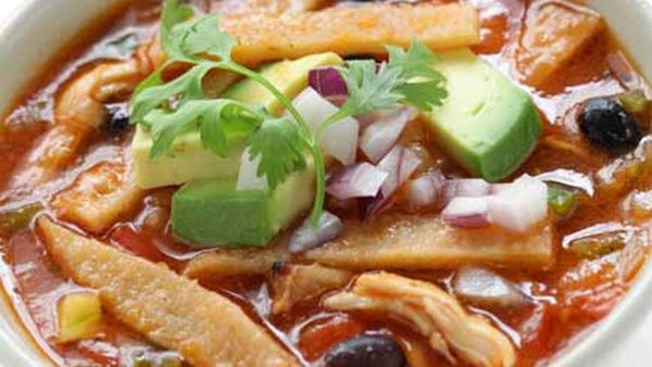 Mexican tortilla soup