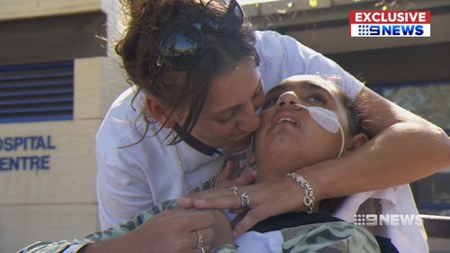 Denishar was left with catastrophic brain injuries. (9NEWS)