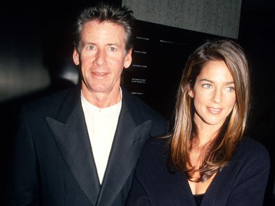 Calvin Klein and Kelly Klein at the Harpers Bazaar gala in New York on March 29, 1994. 