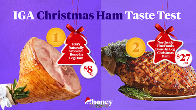 IGA Christmas ham taste test