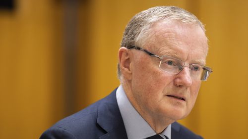 RBA Governor Philip Lowe during a Senate estimates hearing at Parliament House in Canberra on Wednesday 31 May 2023.