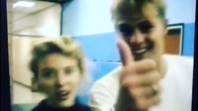 Jason Donovan shares adorable unseen footage with Kylie Minogue ahead of Neighbours finale.