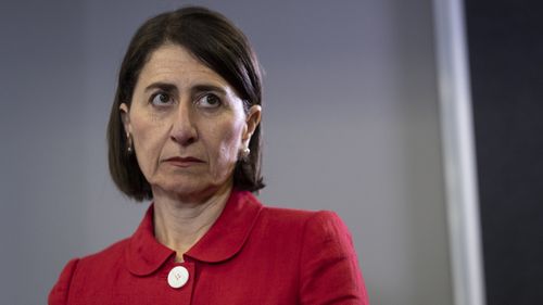 NSW Premier Gladys Berejiklian speaks at a press conference in Sydney on November 04, 2020 in Sydney, Australia. NSW Premier Gladys Berejiklia