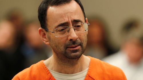 Larry Nassar will face 25 years in jail for sexually abusing girls as young as ten. (AP)