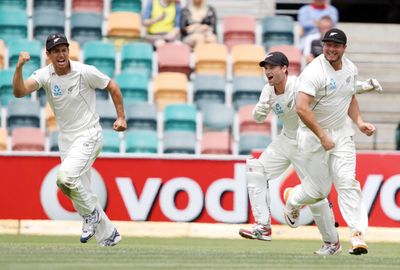 CRICKET: 2011-12 Second Test - New Zealand bt Australia by seven runs.