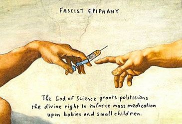 Who courted controversy in 2015 with their "Fascist Epiphany" vaccination cartoon?